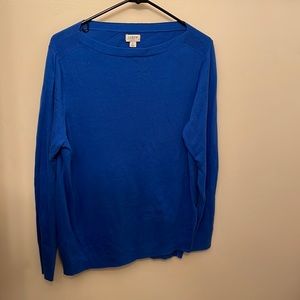 Blue J Crew Boat Neck Sweater
